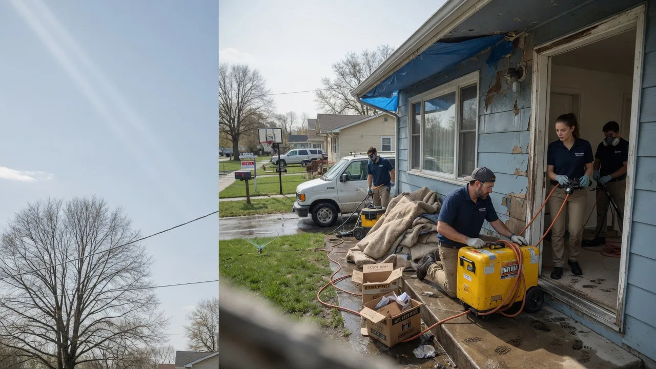 Basement Flood Cleanup in Red Oak, IA near me